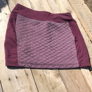 Smartwool diamond peak quilted skirt size small
